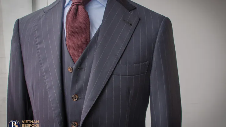 Pinstripe Business 3-piece Suit
