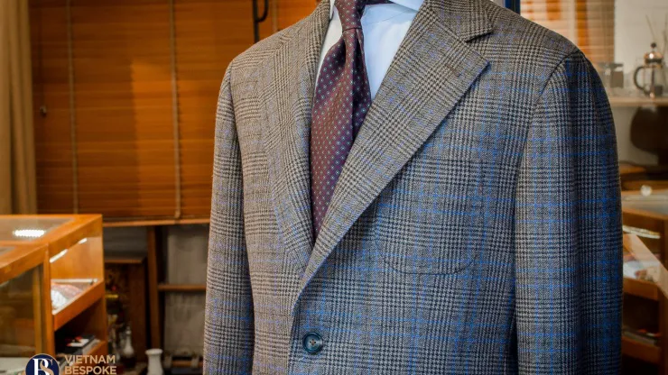 (Language – Tiếng Việt) Áo đề mi vải flannel ấm áp của nhà Marling & Evans từ len cừu thượng hạng