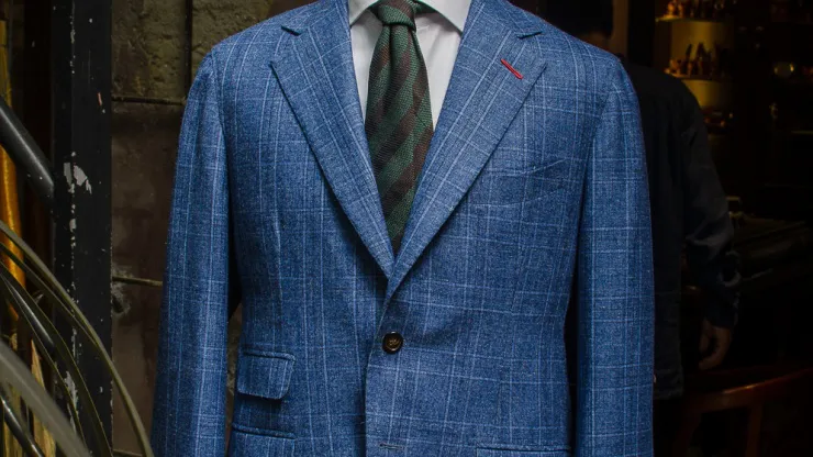 (Language – English) Bespoke jacket in Wool/Silk/Linen