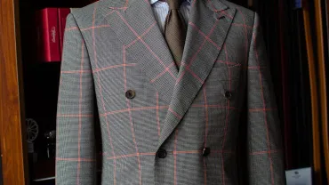 Fresco Double-breasted Suit at Vietnam Bespoke Shop