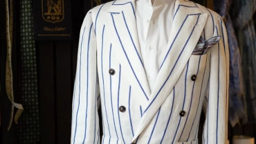 Double Breasted Jacket in Solbiati Fabric by LVMH
