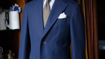 Hopsack Fabric Blazer by Vitale Barberis Canonico