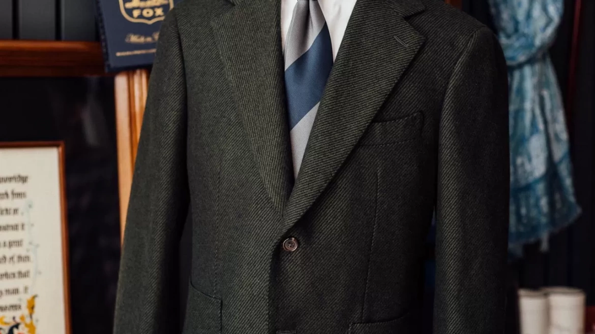 (Language – Tiếng Việt) Áo Jacket vải Somerset Fox Brothers since 1772