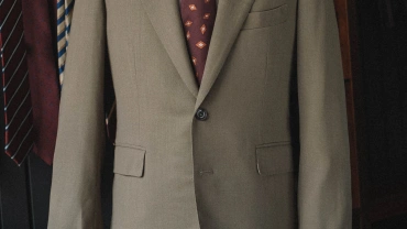 BỘ SUIT 2 MẢNH FRATELLI TALLIA DI DELFINO MÀU NÂU OLIVE