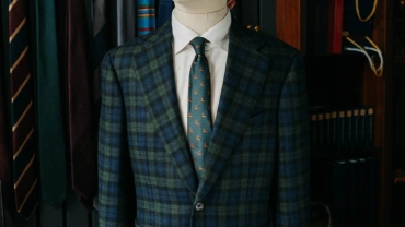 ÁO BLAZER KẺ CARO XANH NAVY VÀ XANH RÊU
